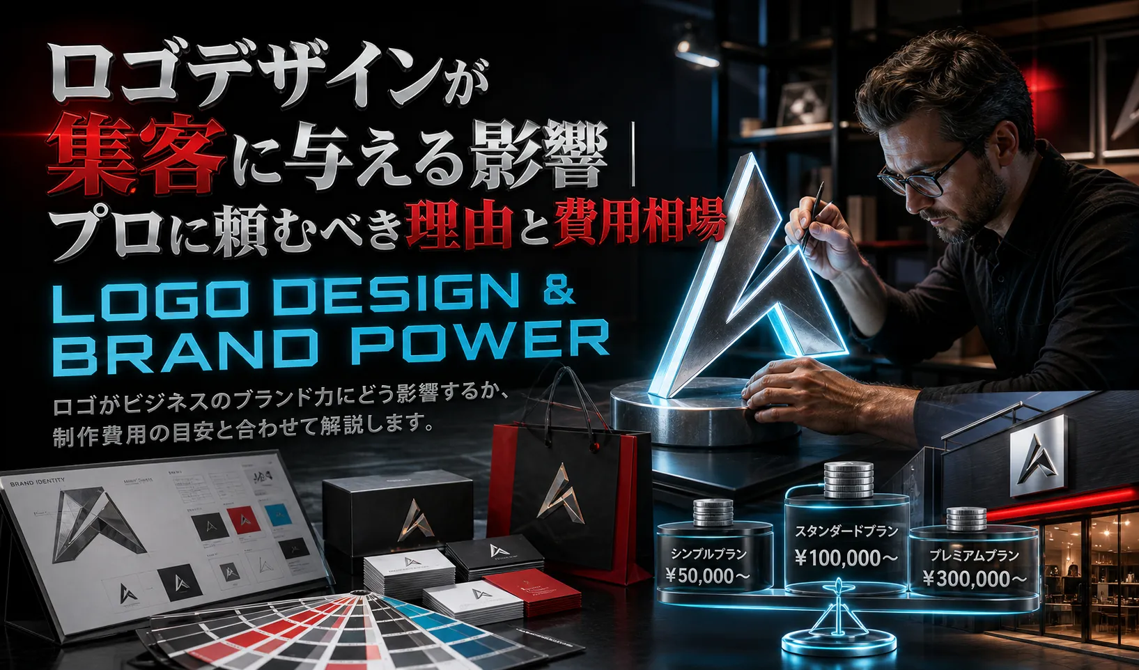 ロゴデザインが集客に与える影響｜プロに頼むべき理由と費用相場