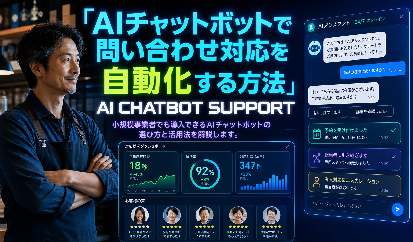 AIチャットボットで問い合わせ対応を自動化する方法