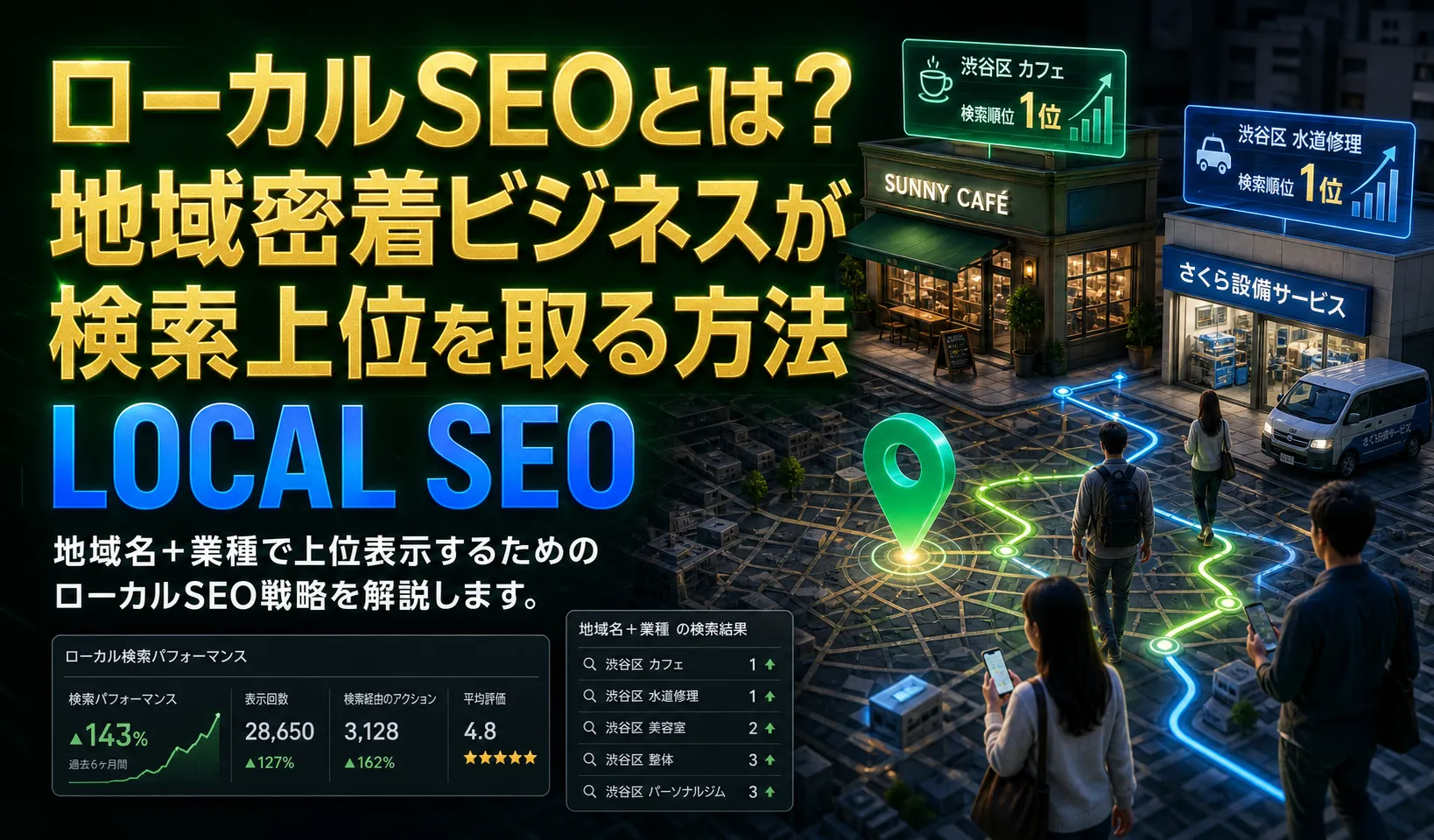 ローカルSEOとは？地域密着ビジネスが検索上位を取る方法