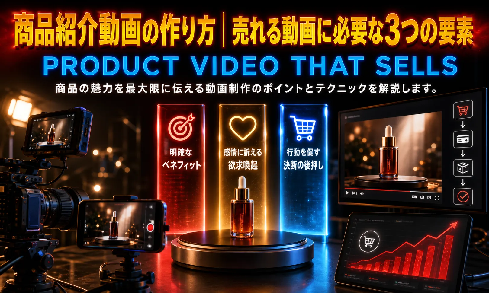 商品紹介動画の作り方｜売れる動画に必要な3つの要素