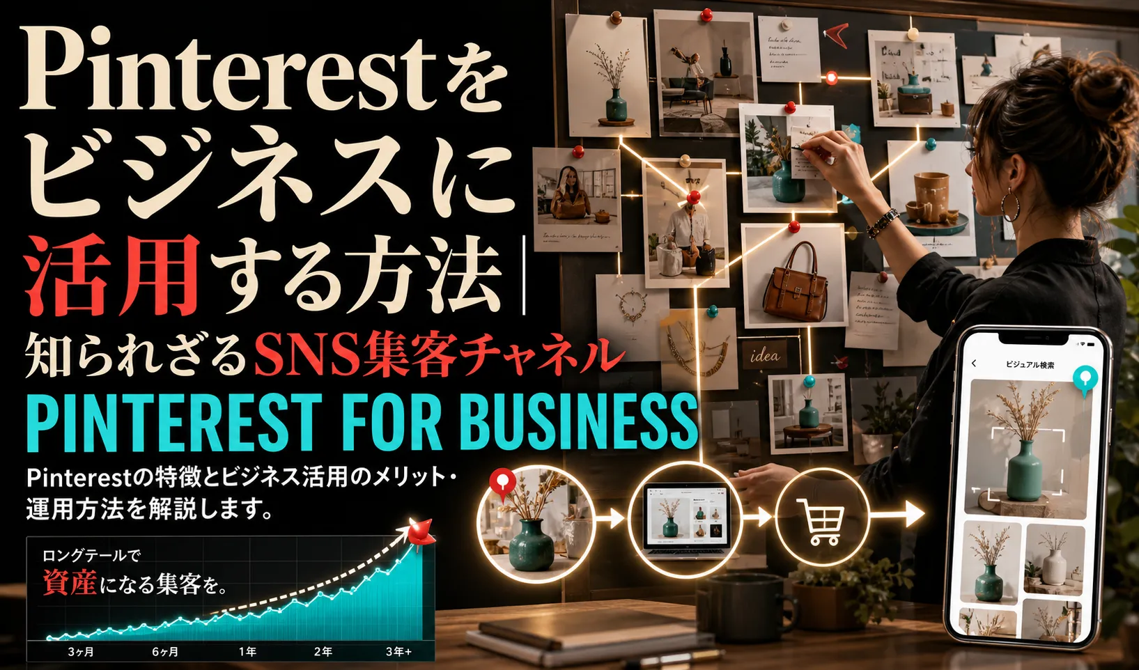 Pinterestをビジネスに活用する方法｜知られざるSNS集客チャネル