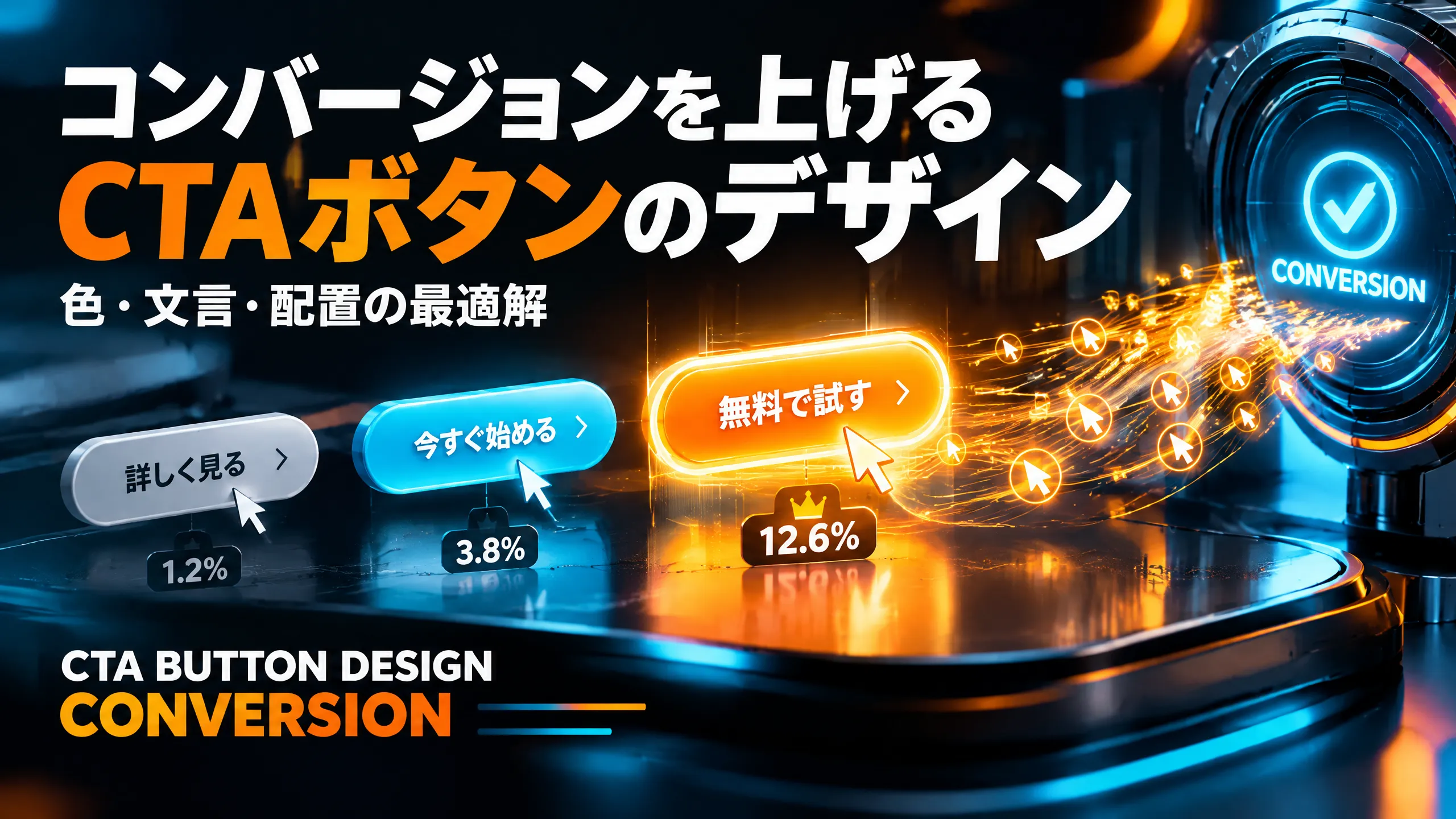 コンバージョンを上げるCTAボタンのデザイン｜色・文言・配置の最適解