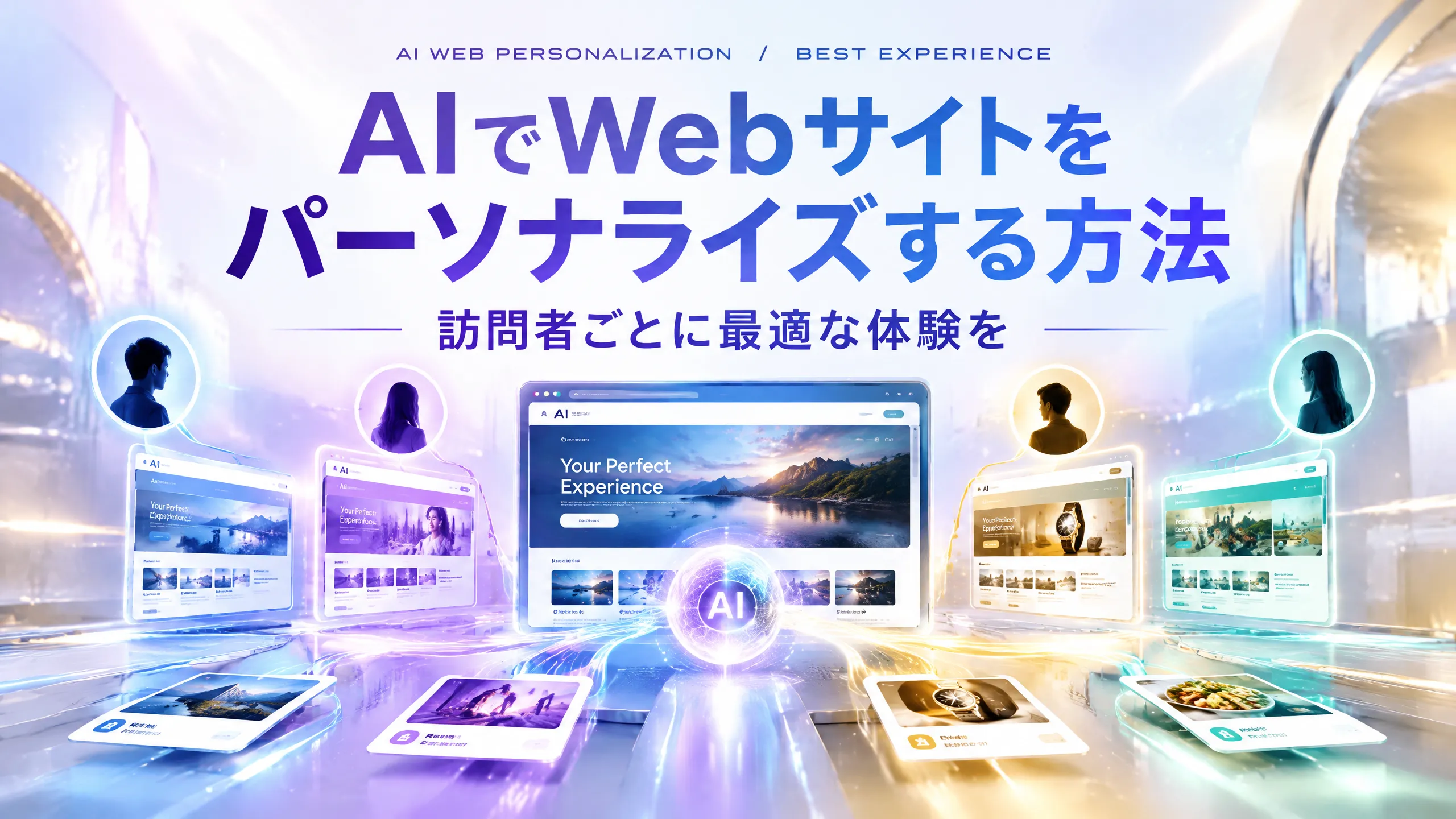 AIでWebサイトをパーソナライズする方法｜訪問者ごとに最適な体験を