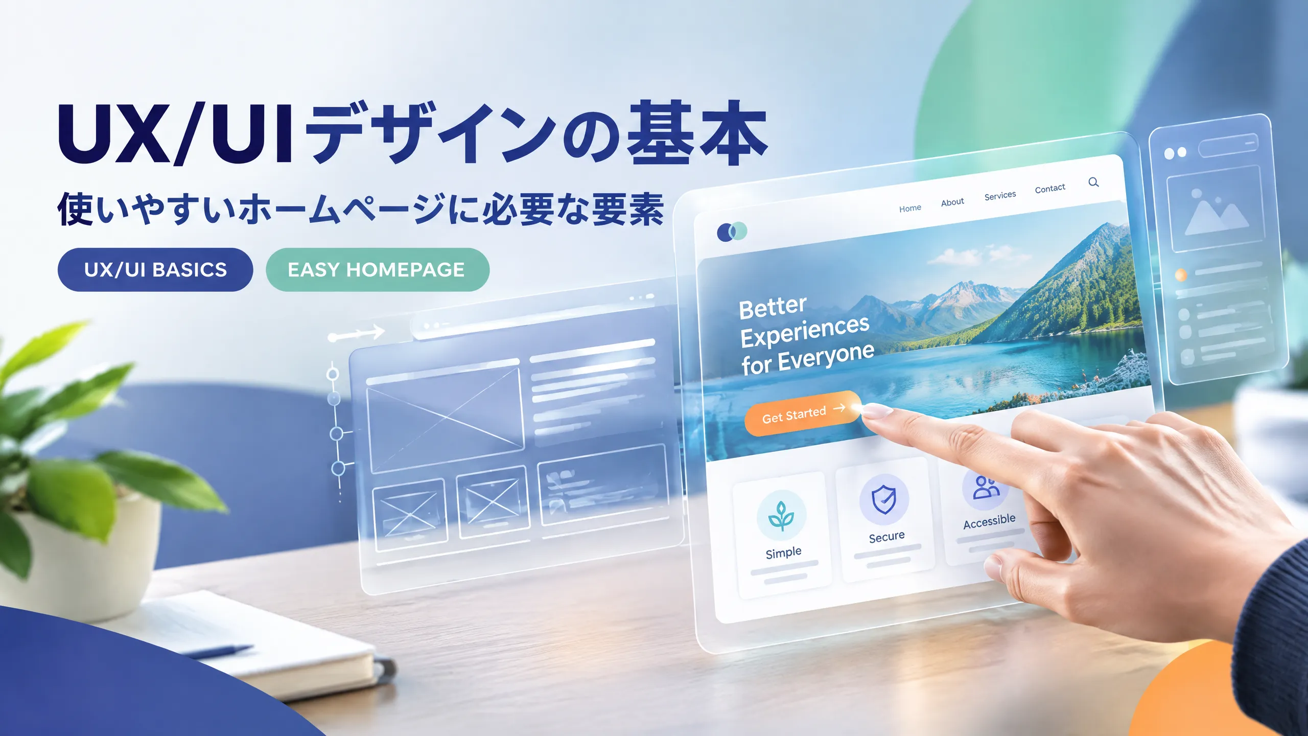 UX/UIデザインの基本｜使いやすいホームページに必要な要素