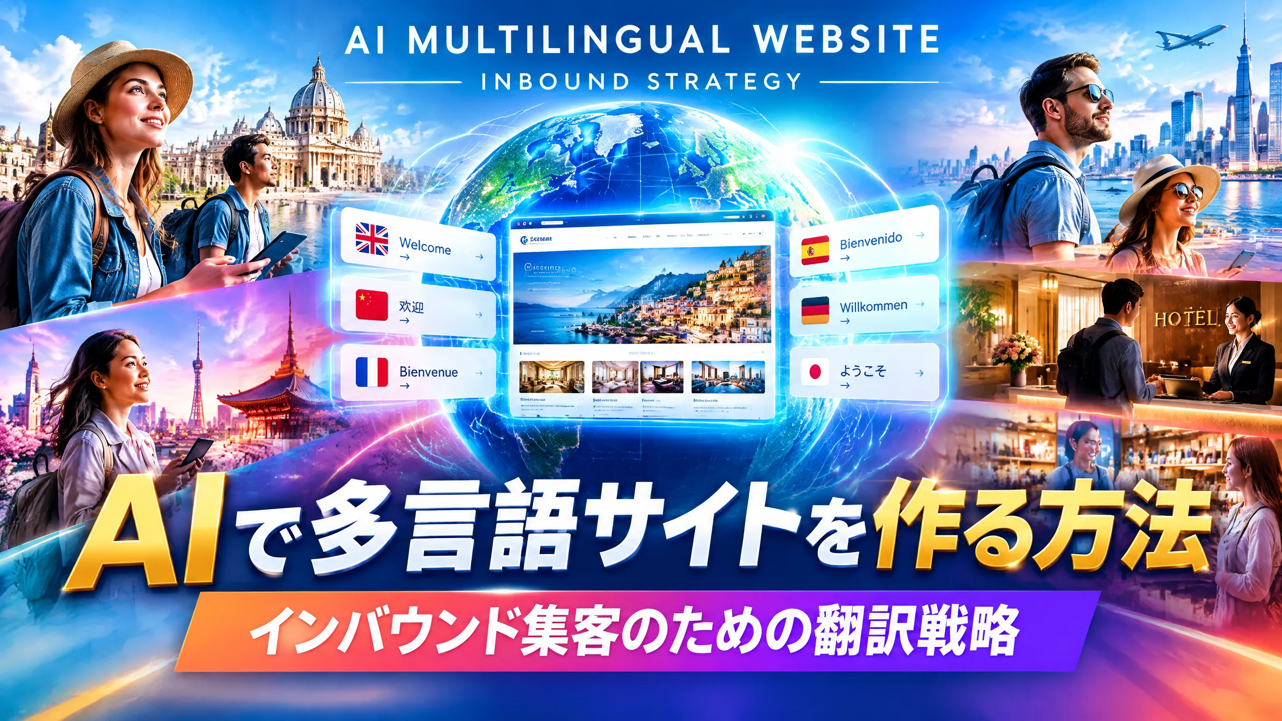 AIで多言語サイトを作る方法｜インバウンド集客のための翻訳戦略