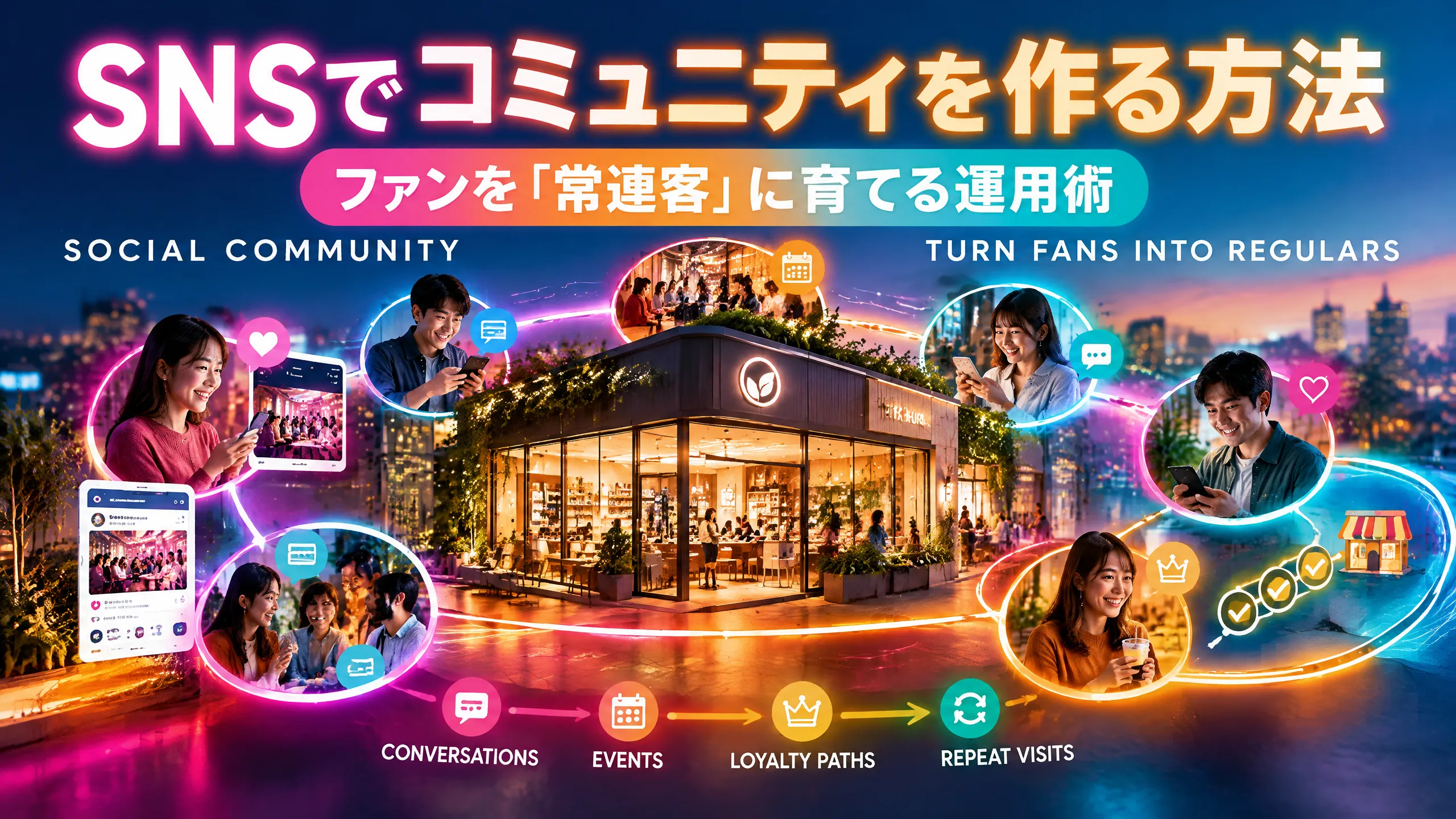 SNSでコミュニティを作る方法｜ファンを「常連客」に育てる運用術