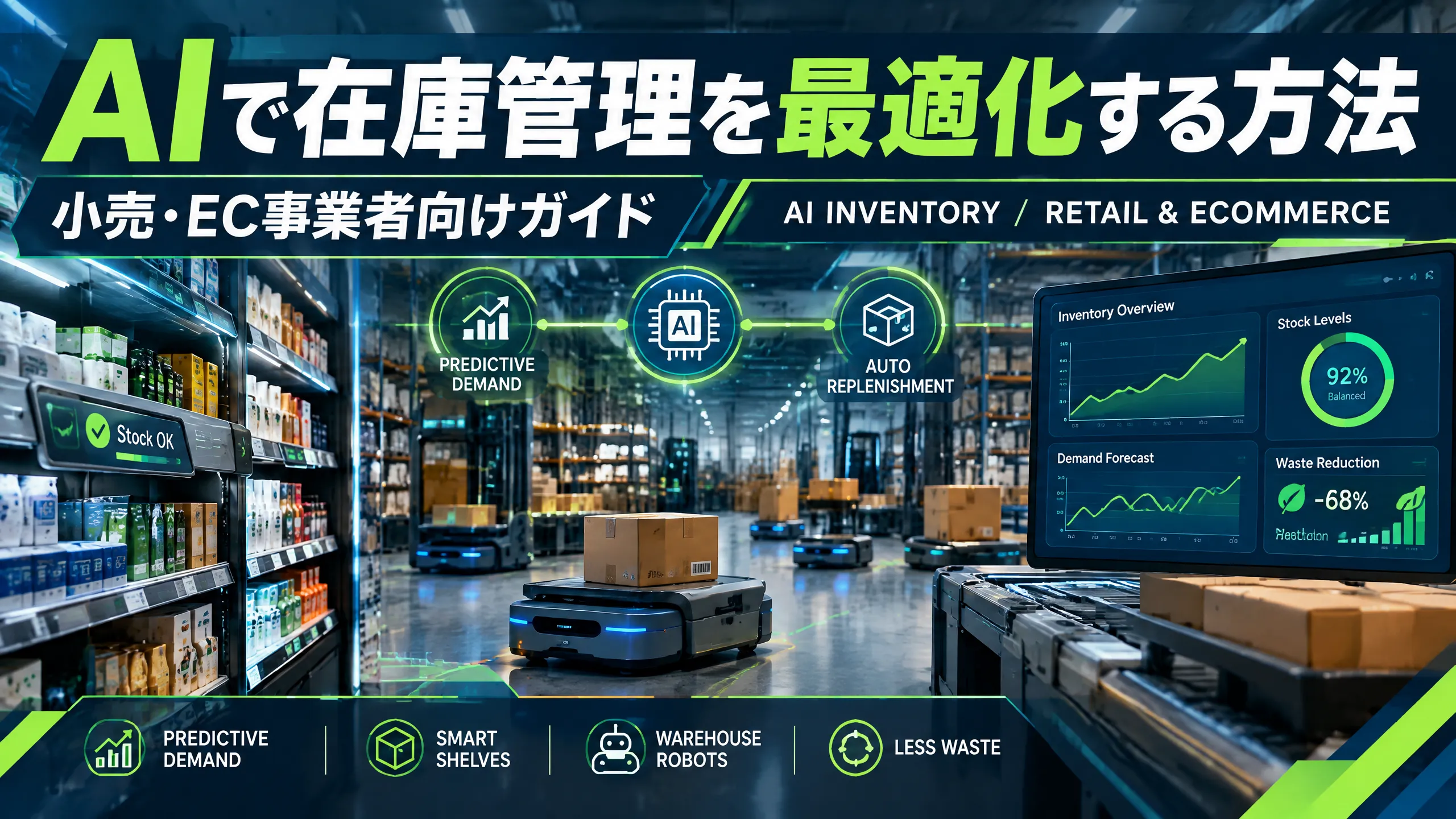 AIで在庫管理を最適化する方法｜小売・EC事業者向けガイド