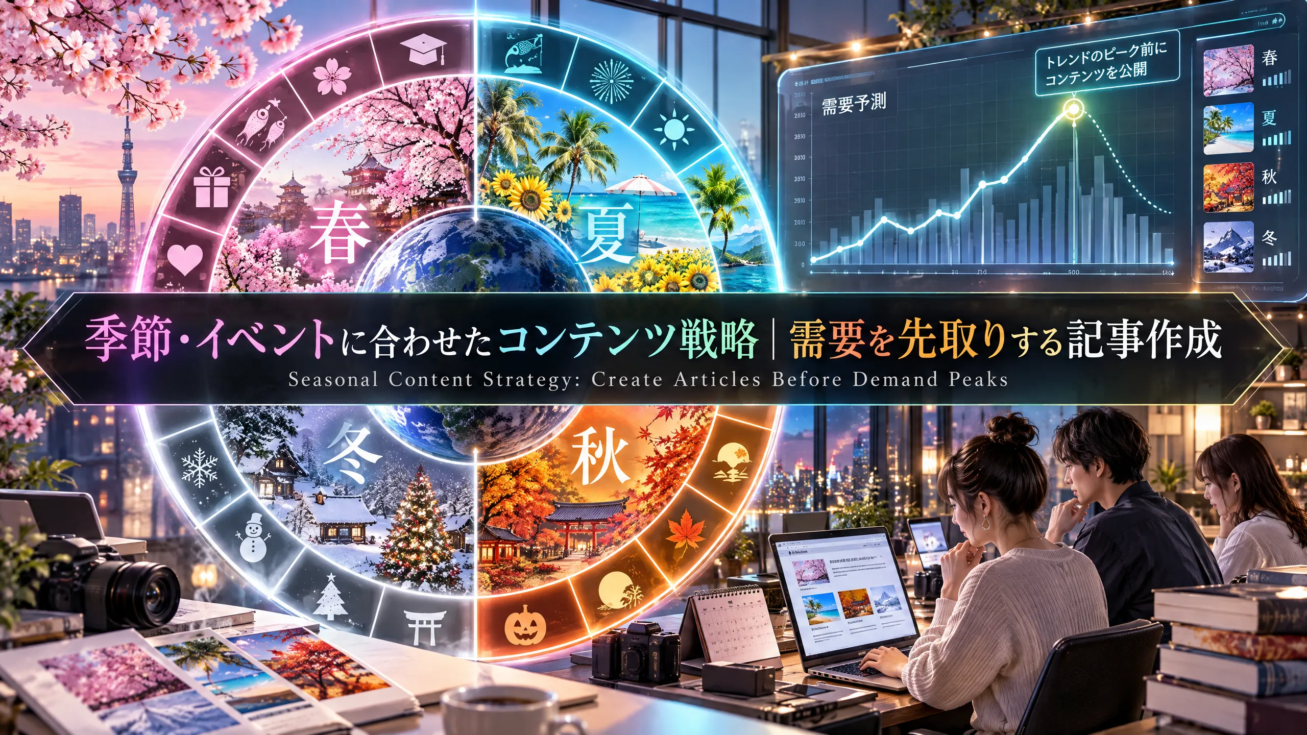 季節・イベントに合わせたコンテンツ戦略｜需要を先取りする記事作成