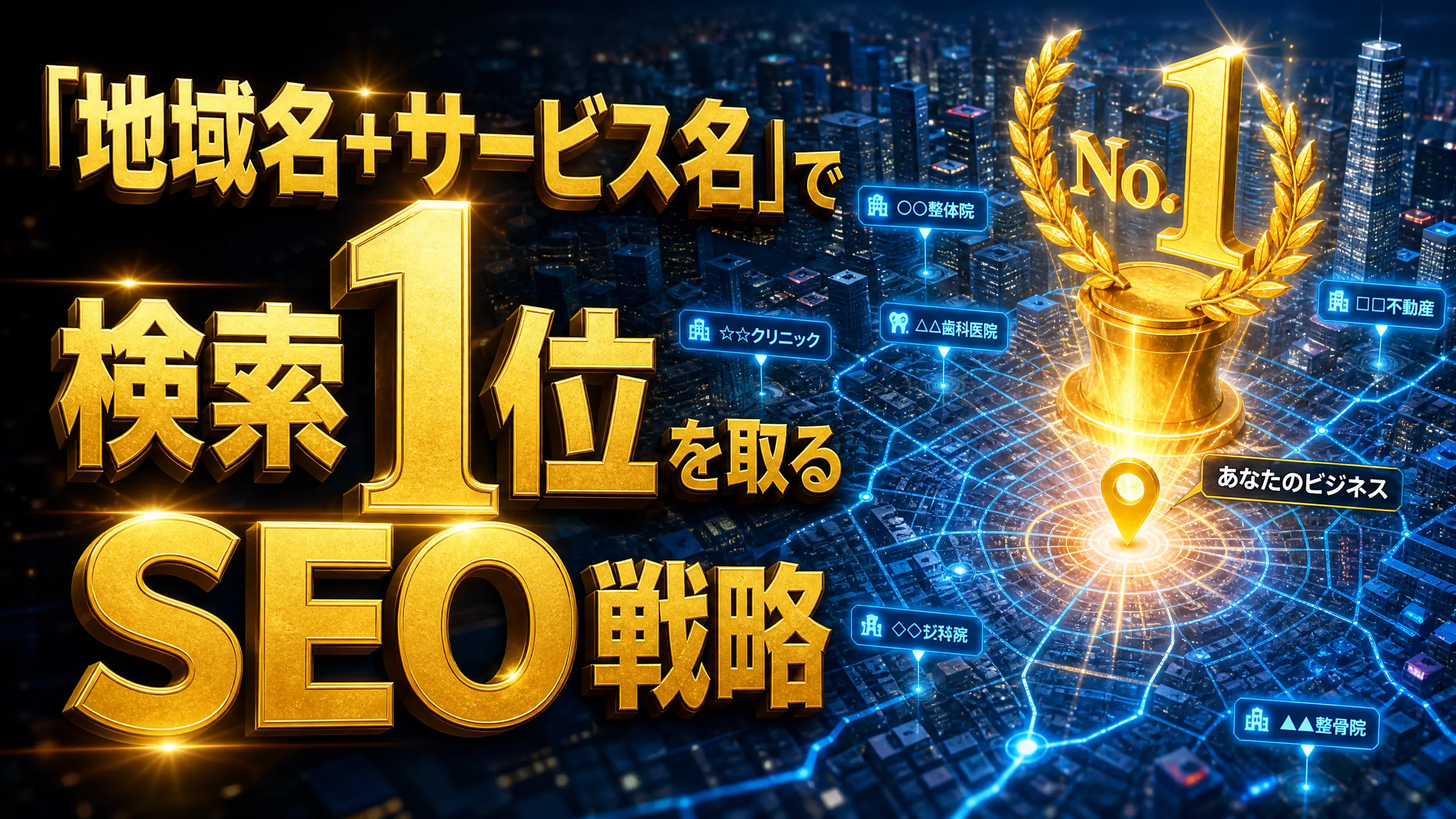 「地域名＋サービス名」で検索1位を取るSEO戦略