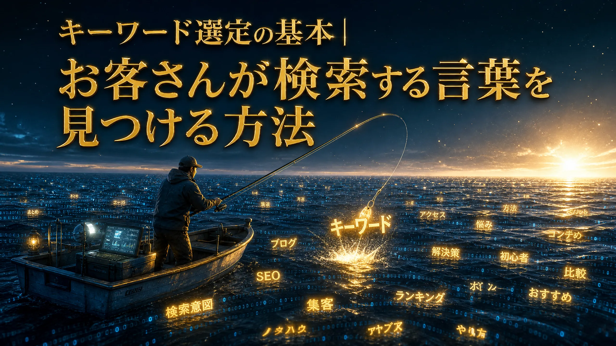キーワード選定の基本｜お客さんが検索する言葉を見つける方法