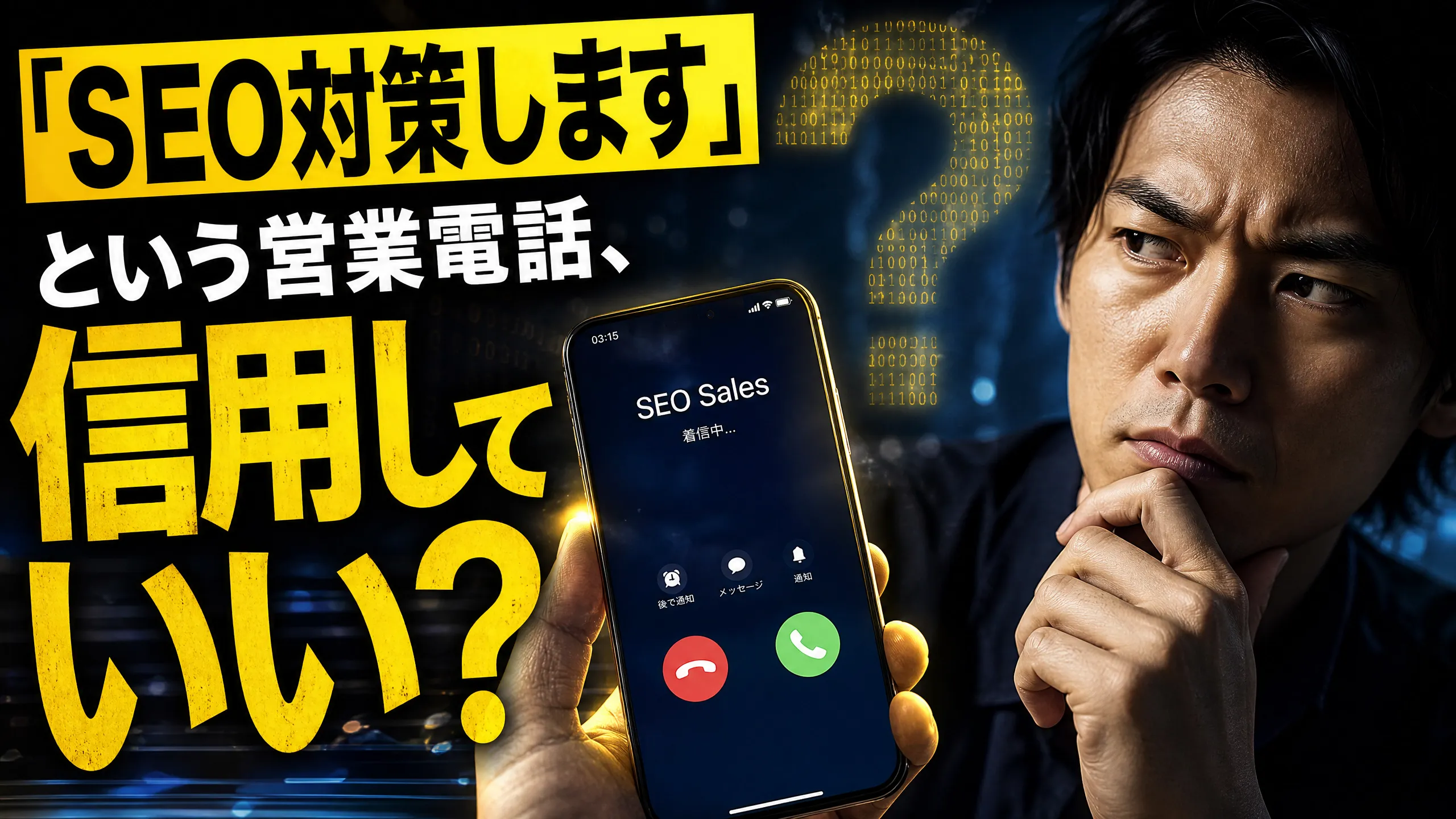 「SEO対策します」という営業電話、信用していい？