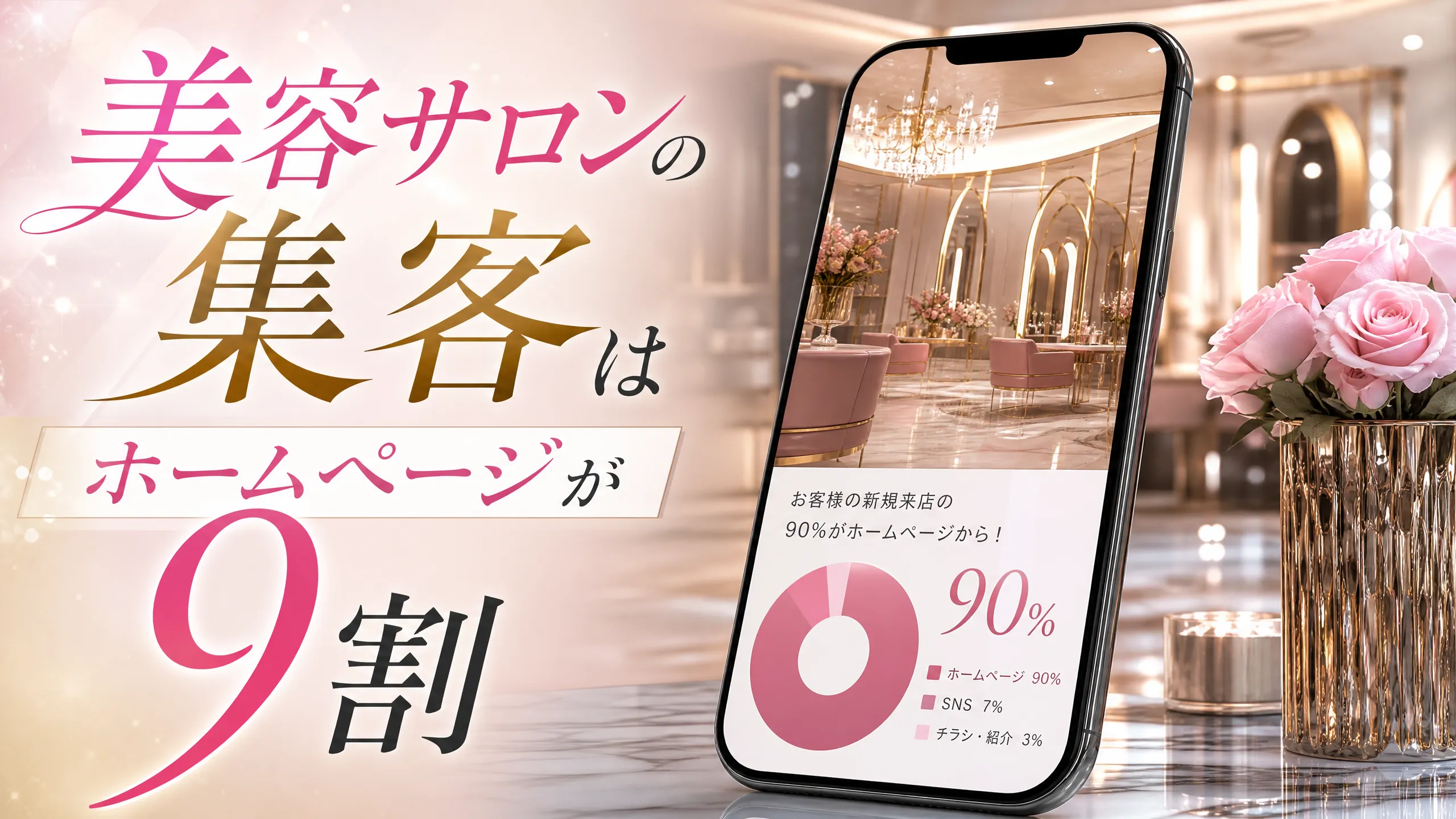 美容サロンの集客はホームページが9割