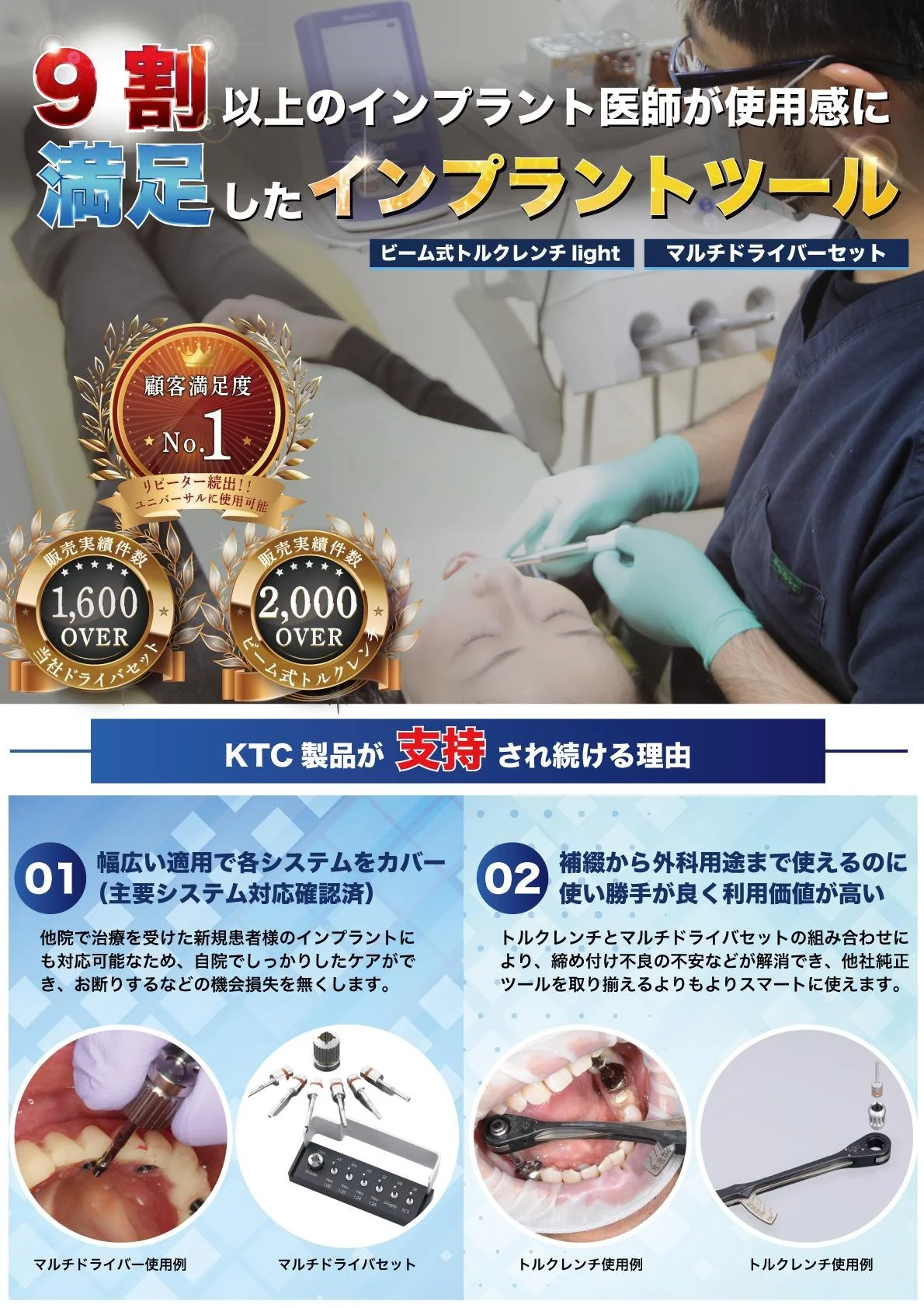 医療機器メーカー様のチラシデザイン 全体
